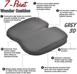 Medipaq® Premium Contoured Coccyx Support Wedge Cushion