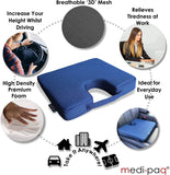 Medipaq® Memory Foam Lumbar Support Wedge Cushion
