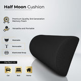 Medipaq® Memory Foam Half Moon Lumbar Support Cushion