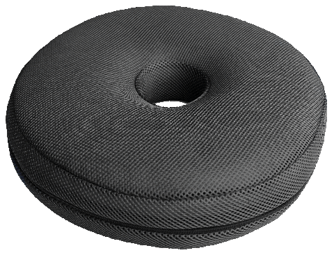 Medipaqå¨ Memory Foam Ring Cushion  The Medipaqå¨ Memory Foam Ring Cushion moulds to the contours of your body The cut out of the dounut cushion eliminates pressure on sensitive areas which promotes faster healing during conditions such as piles, after operations or childbirth.