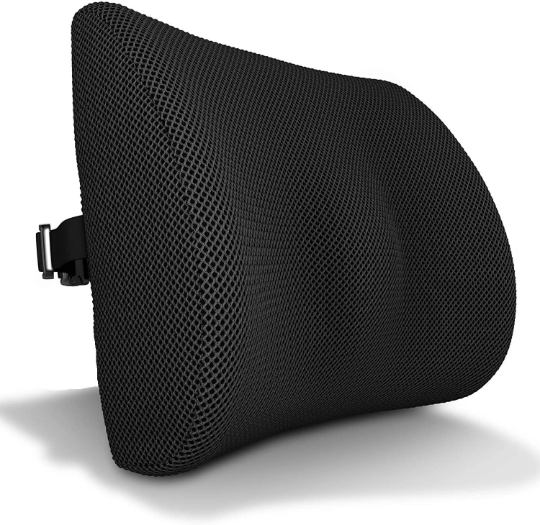 Memory foam sales back support pillow