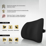 Medipaq® Memory Foam Contoured Back Support Cushion