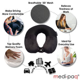 Medipaq® Memory Foam Luxury Travel Neck Pillow