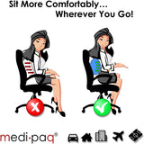 Medipaq® Contoured Back & Lumbar Support Cushion