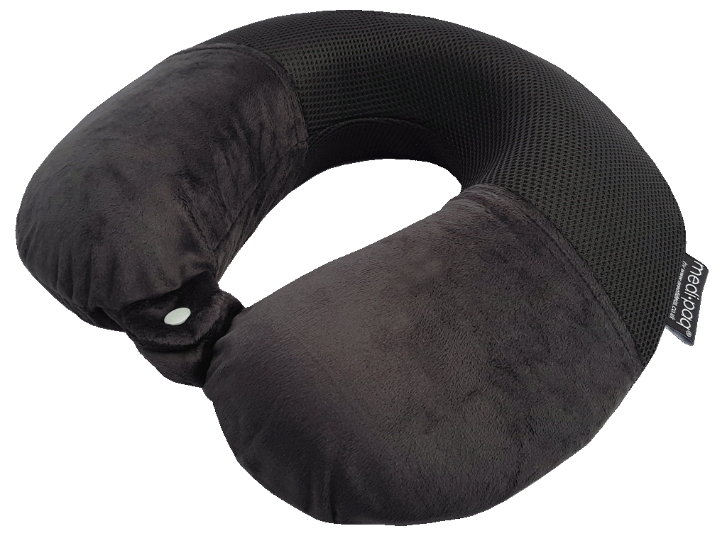 Medipaq Memory Foam Luxury Travel Neck Pillow OrthoCushion